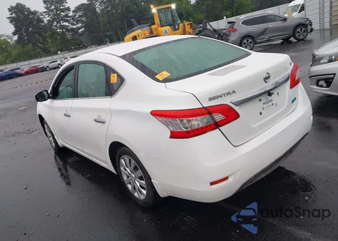2014 Nissan Sentra Fe+ S/Fe+ Sv/S/Sl/Sr/Sv z USA, uszkodzony, nr VIN 3N1AB7AP5EL633447